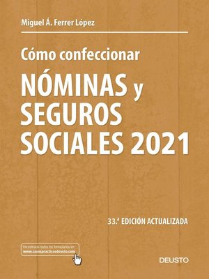 cover image of Cómo confeccionar nóminas y seguros sociales 2021